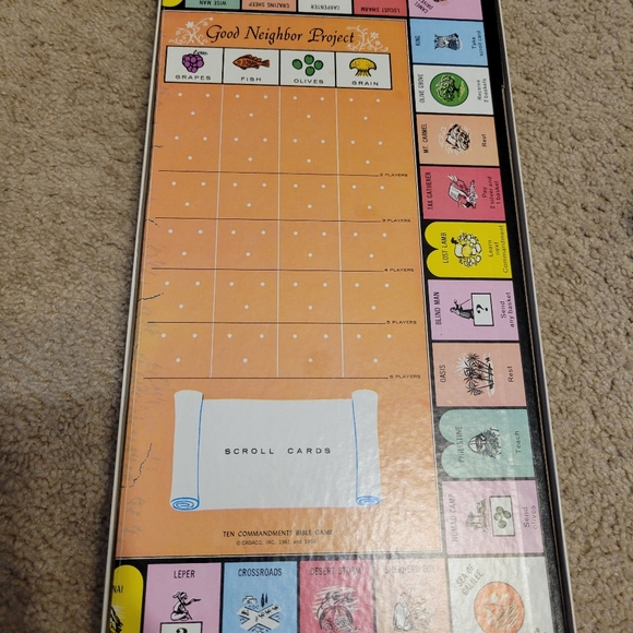 VINTAGE Ten Commandments Bible Board Game - Picture 4 of 8